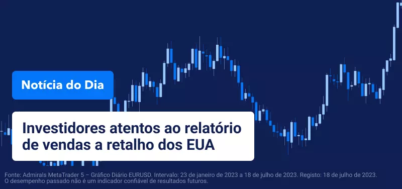 Investidores atentos ao relatório de vendas a retalho dos EUA
