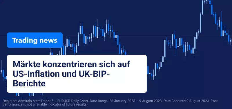 Märkte konzentrieren sich auf US-Inflation und UK-BIP-Berichte