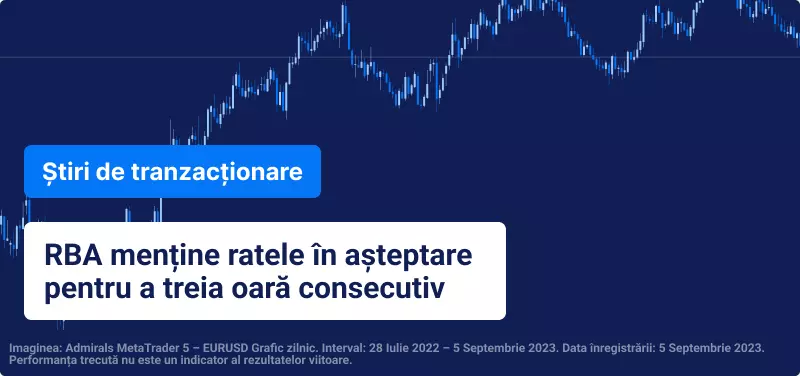RBA menține ratele în așteptare pentru a treia oară consecutiv