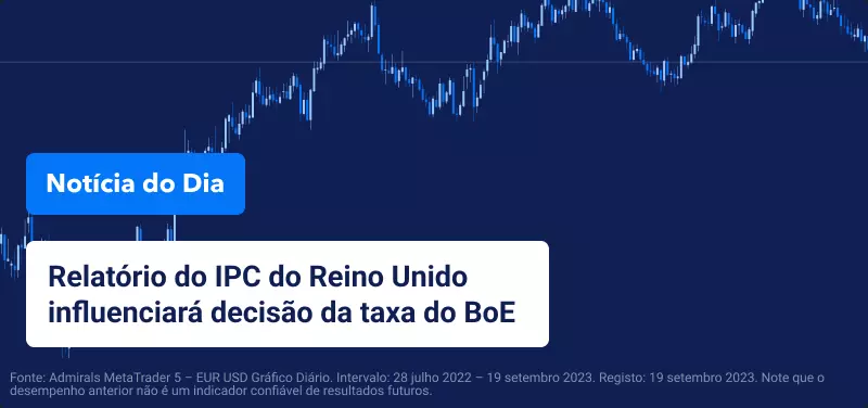 Relatório IPC do Reino Unido influenciará decisão da taxa do BoE