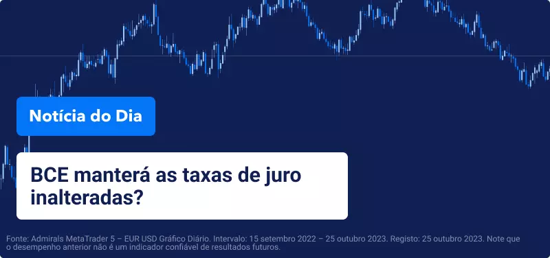 O BCE manterá as taxas de juro inalteradas?