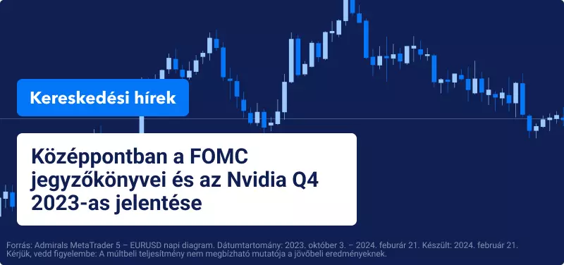 Középpontban a FOMC jegyzőkönyvei és az Nvidia Q4 2023-as jelentése