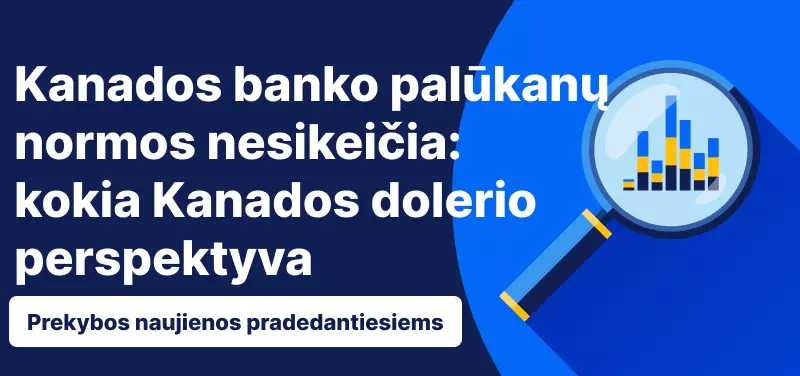 Kanados banko palūkanų normos nesikeičia: kokia Kanados dolerio perspektyva