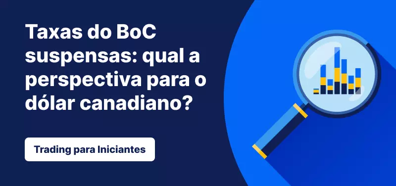 Taxas do BoC suspensas: quais são as perspectivas para o dólar canadiano?