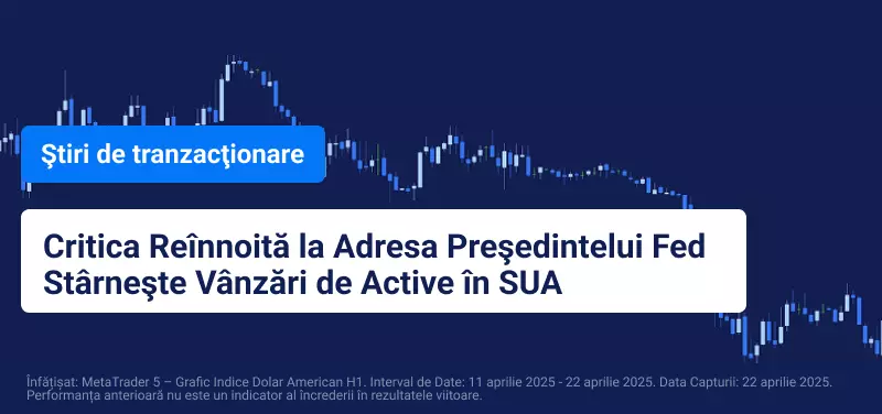 Wall Street și USD Scad După Ce Trump Atacă Preşedintele Fed