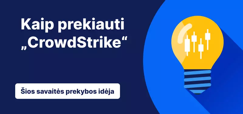 Kaip prekiauti „CrowdStrike“ akcijomis, paskelbus 2026 m. antrojo fiskalinio ketvirčio veiklos rezultatus