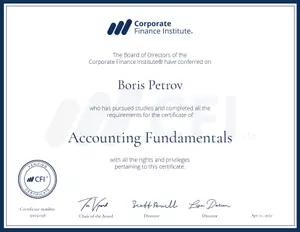Boris Petrov - certificate
