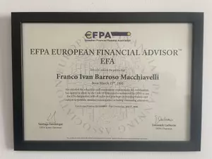 Franco Macchiavelli - certificate