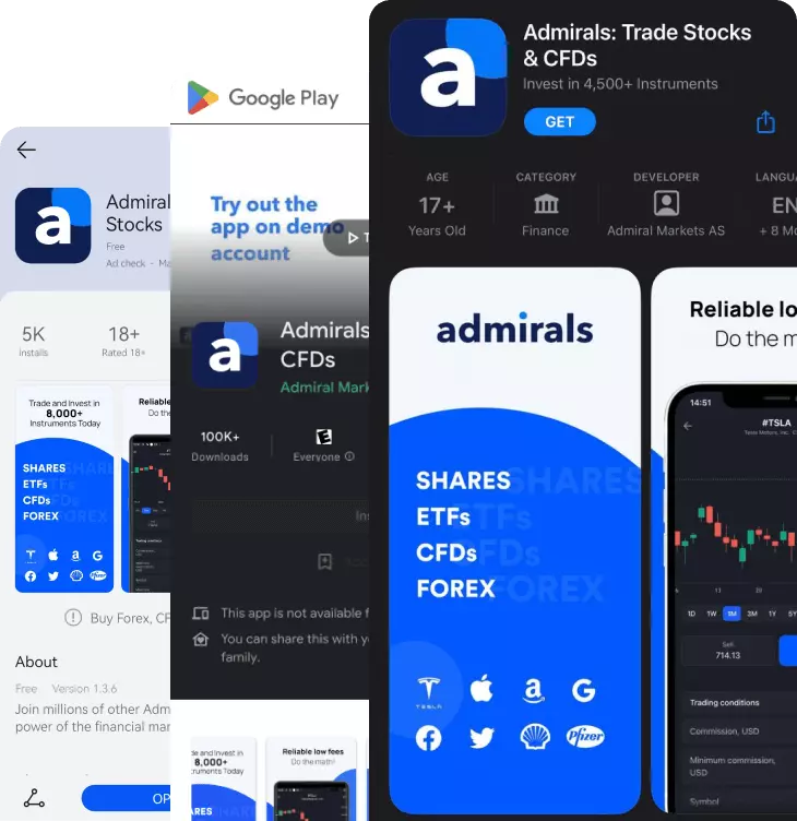 Auto-Invest en la App Móvil Admirals