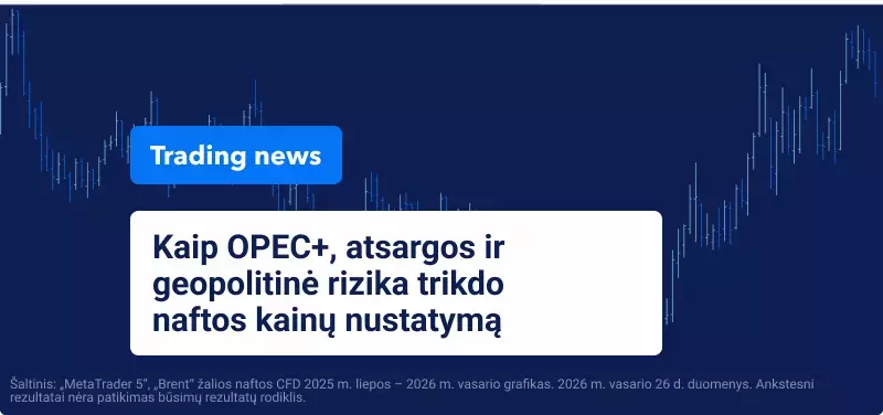Naftos prekyba esant politinei pasiūlos kontrolei: kaip OPEC+, atsargos ir geopolitinė rizika trikdo normalų kainų nustatymą