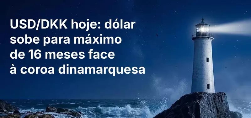 USD/DKK Hoje: Dólar Sobe para a Máxima de 16 Meses em Relação à Coroa Dinamarquesa