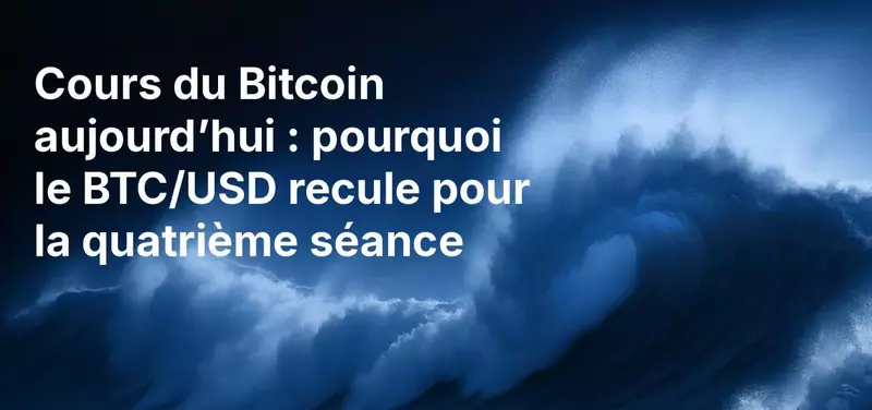 Bitcoin Price Today: Why BTC/USD Is Down for a Fourth Day