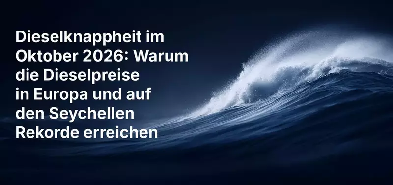 Dieselknappheit im Oktober 2026: Warum die Dieselpreise in Europa und auf den Seychellen Rekorde erreichen