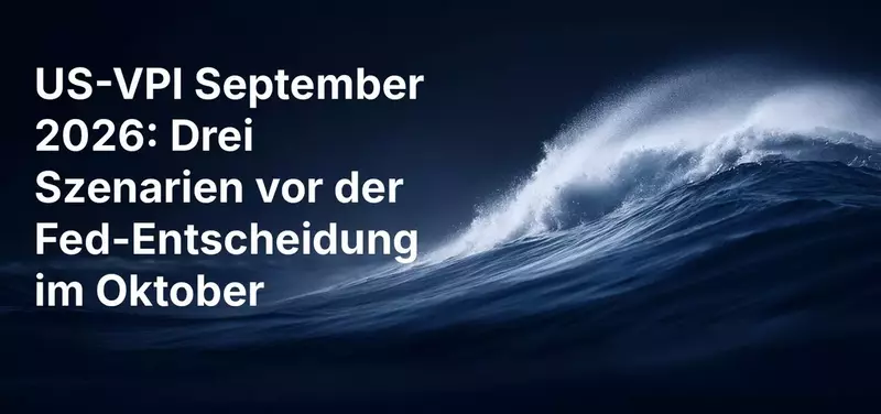 US-VPI September 2026: Drei Szenarien vor der Fed-Entscheidung im Oktober
