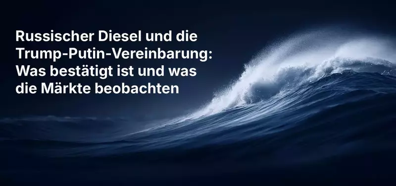 Russischer Diesel und die Trump-Putin-Vereinbarung: Was bestätigt ist und was die Märkte beobachten