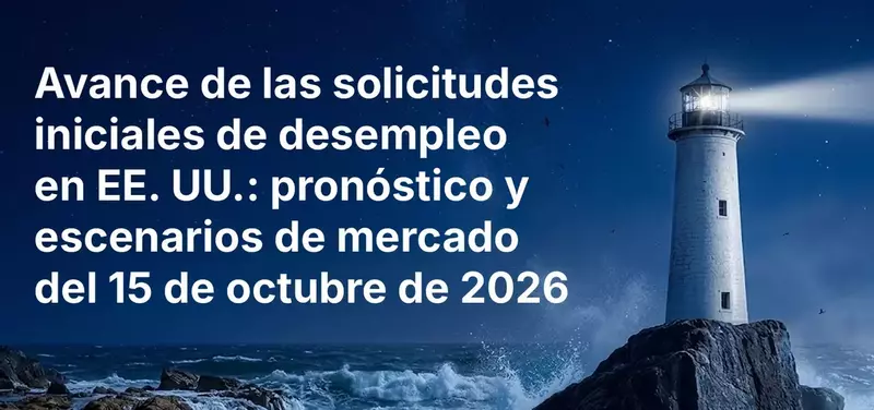 Avance de las solicitudes iniciales de desempleo en EE. UU.: pronóstico y escenarios de mercado del 15 de octubre de 2026