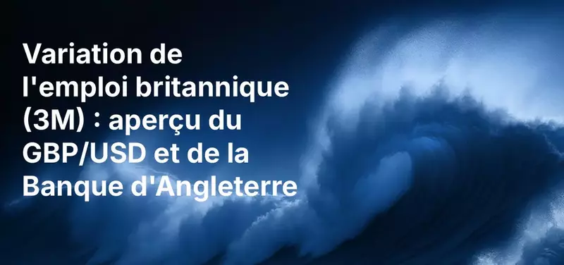 Variation de l'emploi britannique (3M) : aperçu du GBP/USD et de la Banque d'Angleterre