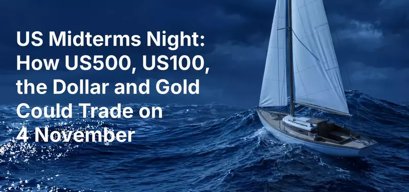 US Midterms Night: How US500, US100, the Dollar and Gold Could Trade on 4 November
