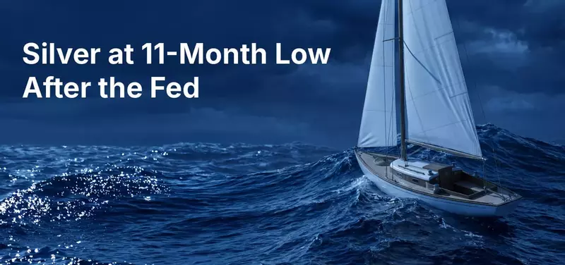 Silver Price After the Fed Hold: Two Hawkish Dissents Push Silver to an 11-Month Low