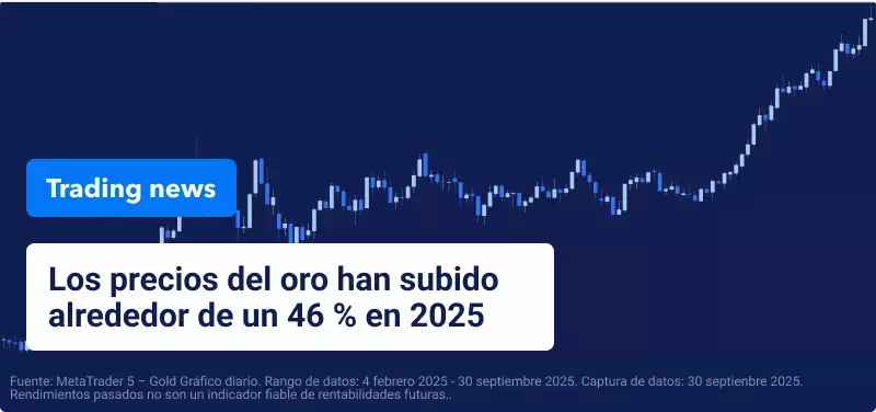 El Oro Alcanza Máximo Histórico Mientras se Avecina el Cierre del Gobierno de Estados Unidos