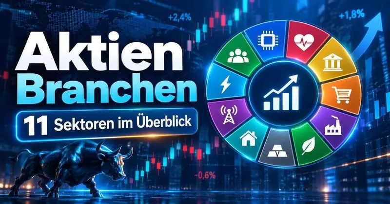 Aktien Branchen erklärt: Die 11 wichtigsten Aktiensektoren im Überblick