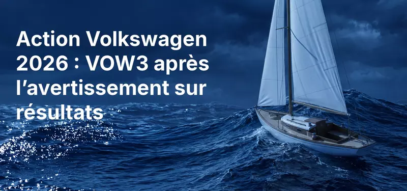 Action Volkswagen 2026 : VOW3 après l’avertissement sur résultats