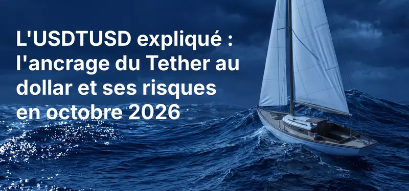 L'USDTUSD expliqué : l'ancrage du Tether au dollar et ses risques en octobre 2026