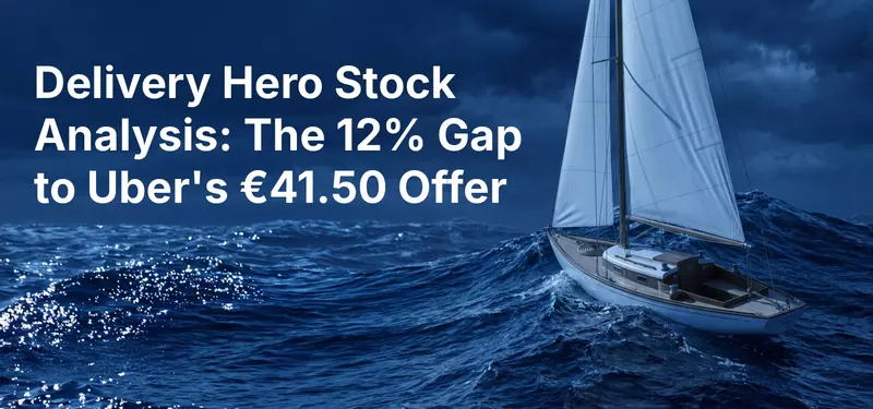 Delivery Hero Stock Analysis: The 12% Gap to Uber's €41.50 Offer
