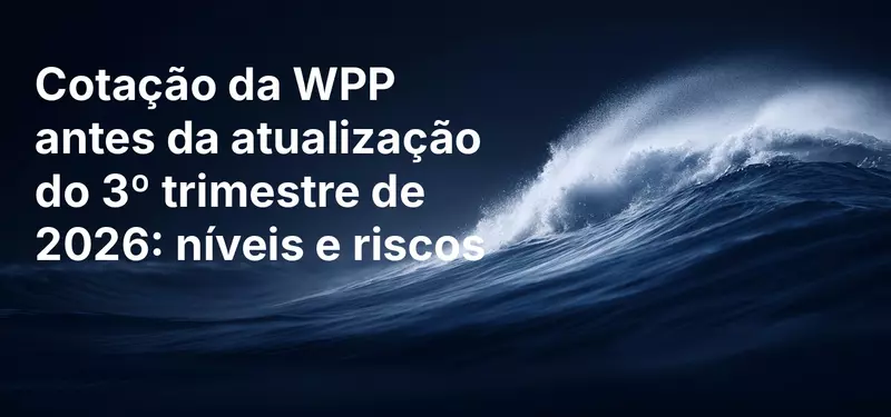 Cotação da WPP antes da atualização do 3º trimestre de 2026: níveis e riscos