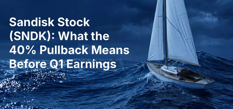 Sandisk Stock (SNDK): What the 40% Pullback Means Before Q1 Earnings