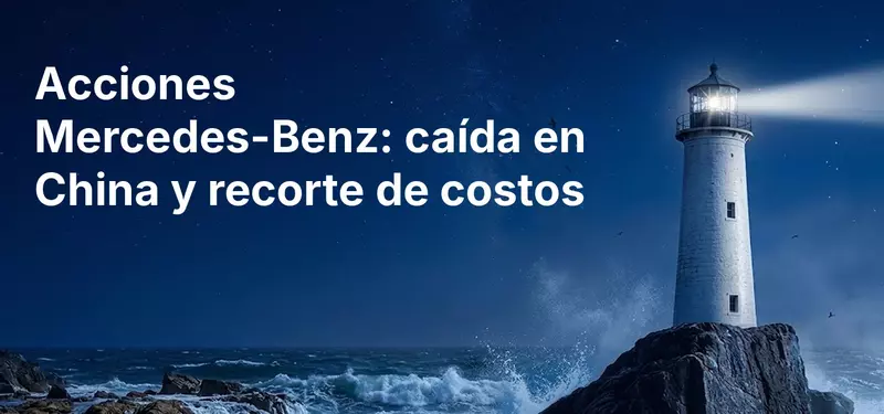 Acciones Mercedes-Benz: caída en China y recorte de costos