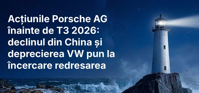 Acțiunile Porsche AG înainte de T3 2026: declinul din China și deprecierea VW pun la încercare redresarea