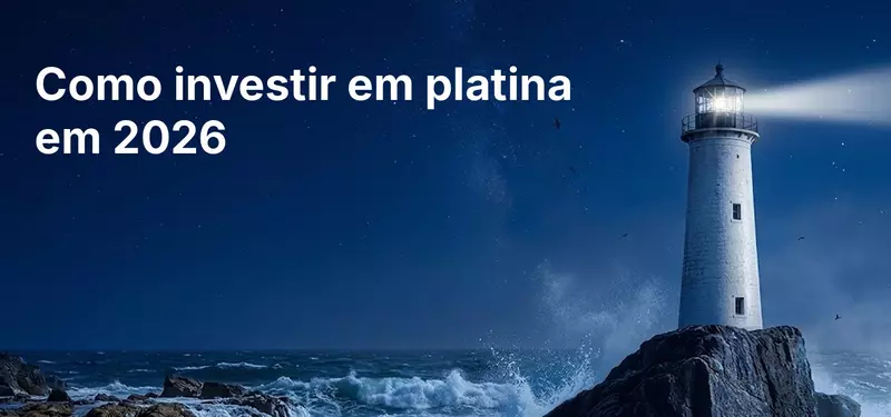 Como investir em platina em 2026: formas de obter exposição e principais riscos